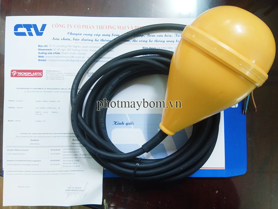 Phao bơm chìm nước thải Taurus