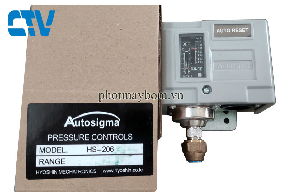 Rơ le áp suất Autosigma HS-206
