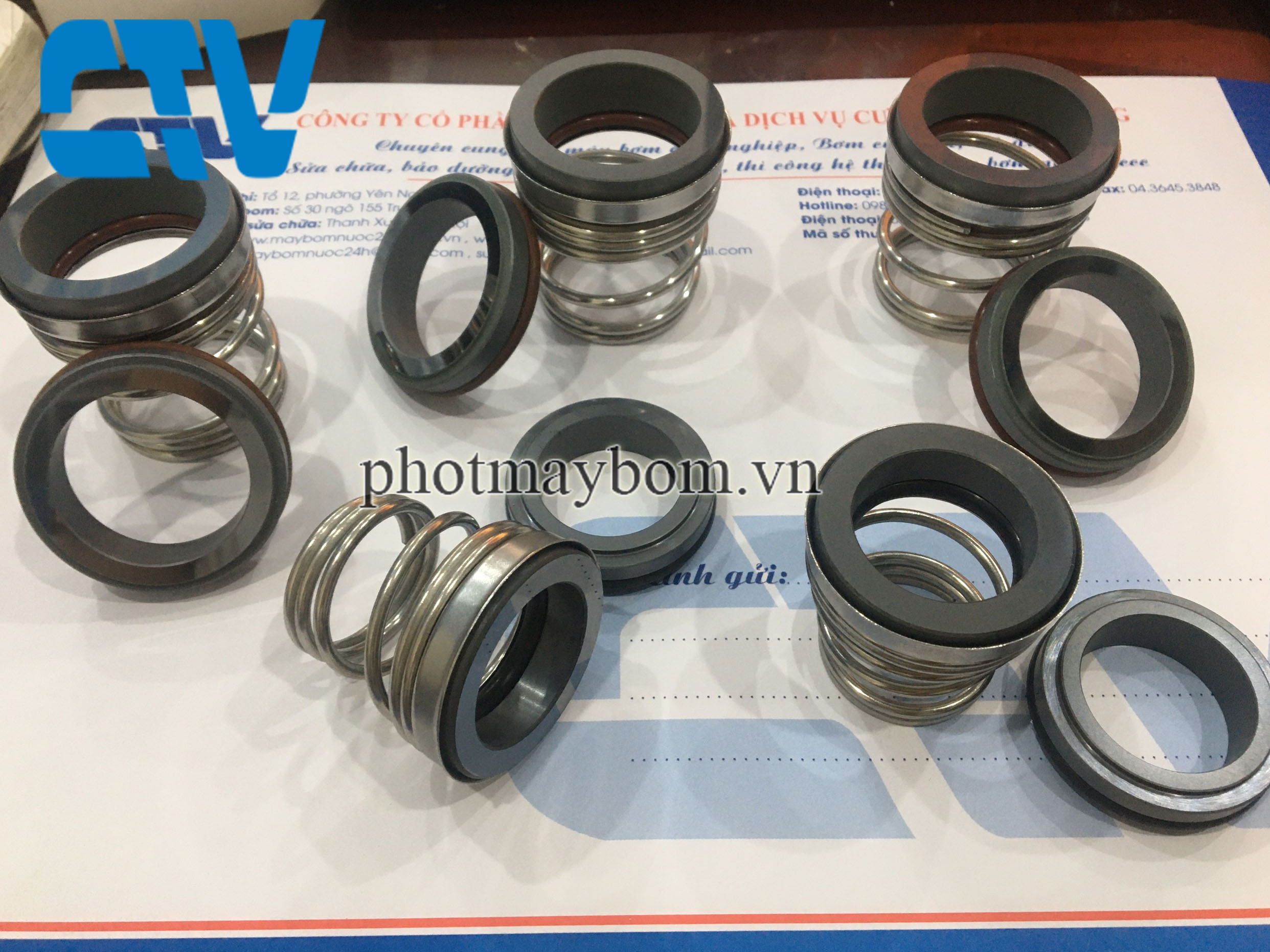 Phớt bơm cơ khí trục đứng Loratech trục 40 mm